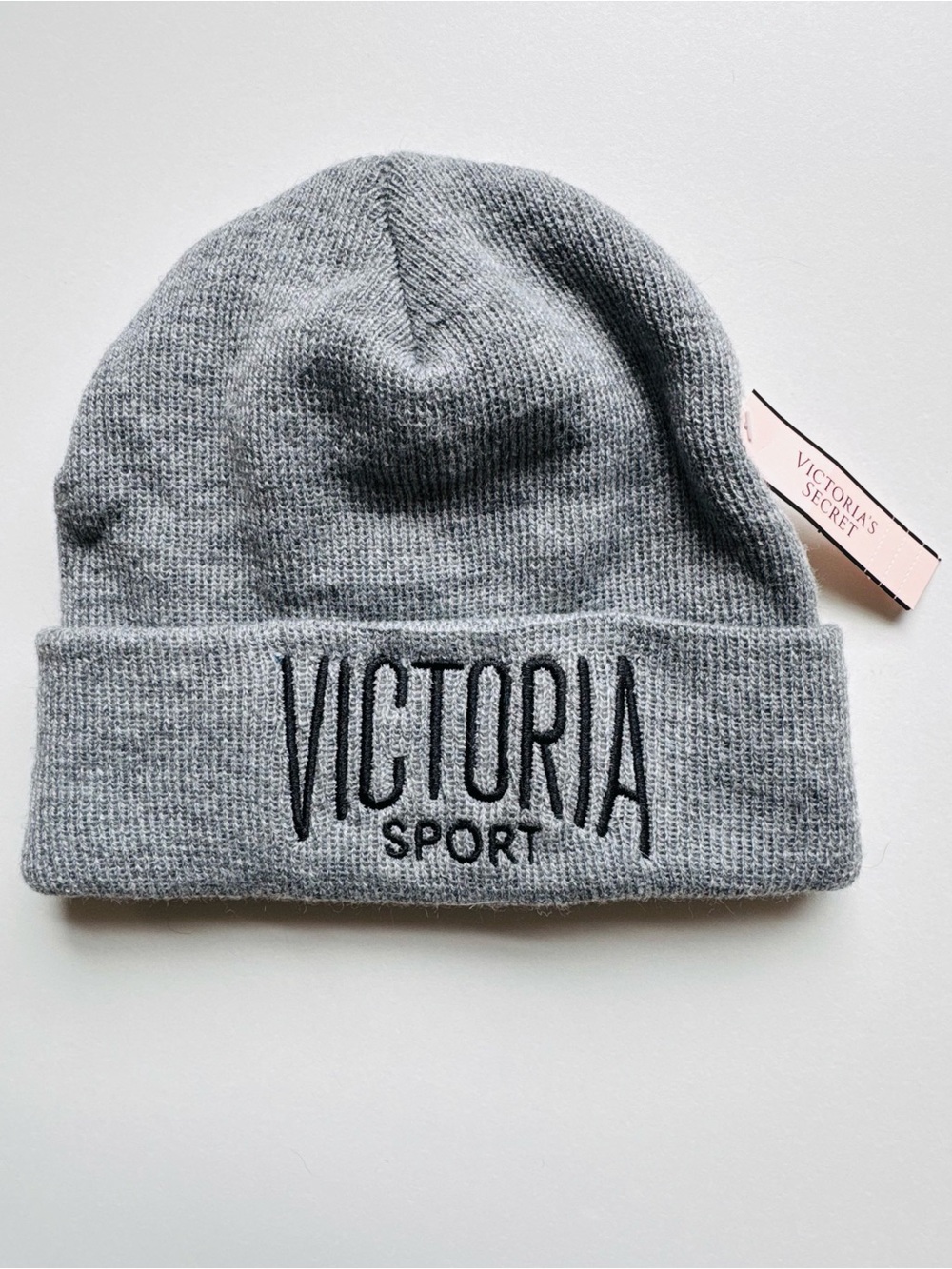 Victoria's Secret Gray Knit Sport Beanie